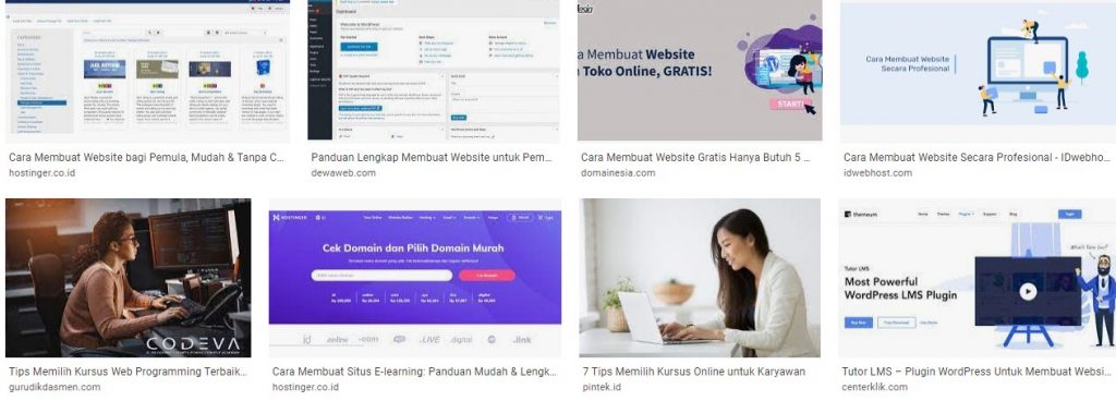 Memilih Kursus Cara Membuat Web dengan Layanan Smart