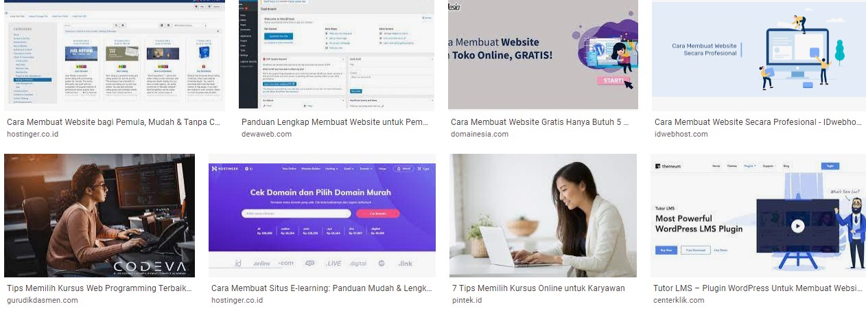 Memilih Kursus Cara Membuat Web dengan Layanan Smart